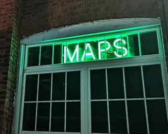Andrew Middleton runs "The Map Center" in Pawtucket, RI